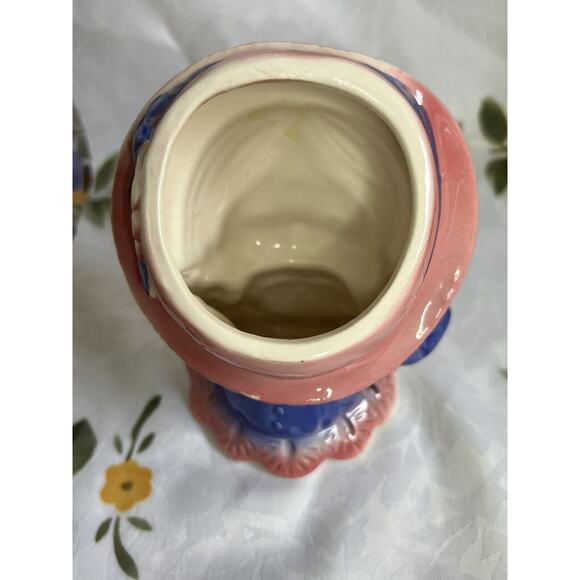 VINTAGE INARCO YOUNG GIRL LADY HEAD VASE - Picture 7 of 8